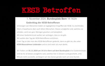 ＂Die KESB als Stellenvermittlungsbüro im sozialen Bereich＂ meint Jasminka Brcina, Kundgebungsorganisatorin [zEUzmbZu]