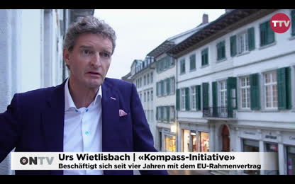 Für «Kompass-Initiative» auf Präsentationstour – So bietet Urs Wietlisbach Bern & Brüssel die Stirn [zNjE6wQb]