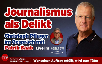 Journalismus als Delikt - Ein Livegespr&auml;ch zwischen Christoph Pfluger & Patrik Baab