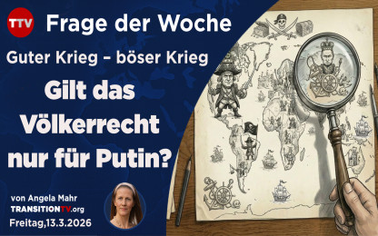 Frage der Woche: Guter Krieg, b&ouml;ser Krieg. Gilt das V&ouml;lkerrecht nur f&uuml;r Putin?