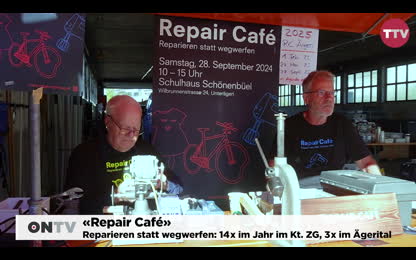 Mit &laquo;Madame Frigo&raquo; & dem &laquo;Repair Caf&eacute;&raquo; am Markt f&uuml;r Nachhaltigkeit ｜ Aegeri ZG ｜ 7. September 2024 [JJwnG7Ub]