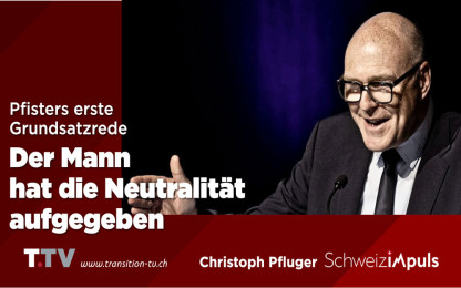 Pfisters erste Grundsatzrede