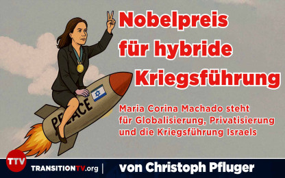 Der Nobelpreis f&uuml;r Corina Machado