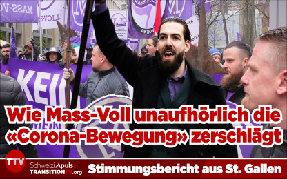 Waffen, Parteiaufmarsch & Kampfrhetorik: Warum es in St. Gallen 2 Demos gegen den Impfzwang brauchte