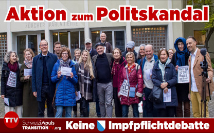Aufklärungsaktion zum Politskandal um das kantonale Gesundheitsgesetz Zürich, 13.04.2026